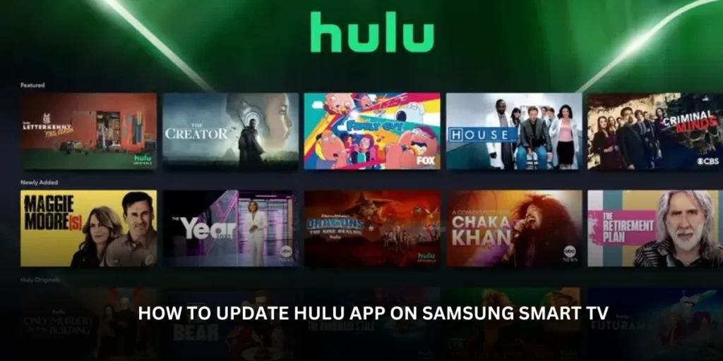 how to update hulu app on samsung smart tv